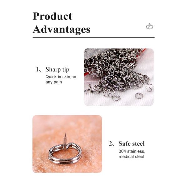 Intradermal Ear Press Needles Sterile Acupuncture Zhongyan Taihe