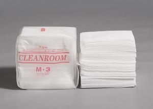 Quality 9x9 Inch White Dry Polyester Cleanroom Wipes For Labs wholesale