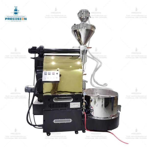 Large Scale Coffee Beans Roaster Machine Stainless Steel RoHS Certified