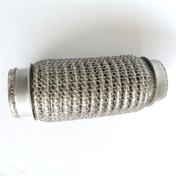 Stainless Steel 0.30mm 2.36"×8" Universal Exhaust Flex Pipe