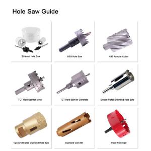 Quality Tungsten Carbide Tipped TCT Hole Saw Cutter For Stainless Steel Plate wholesale