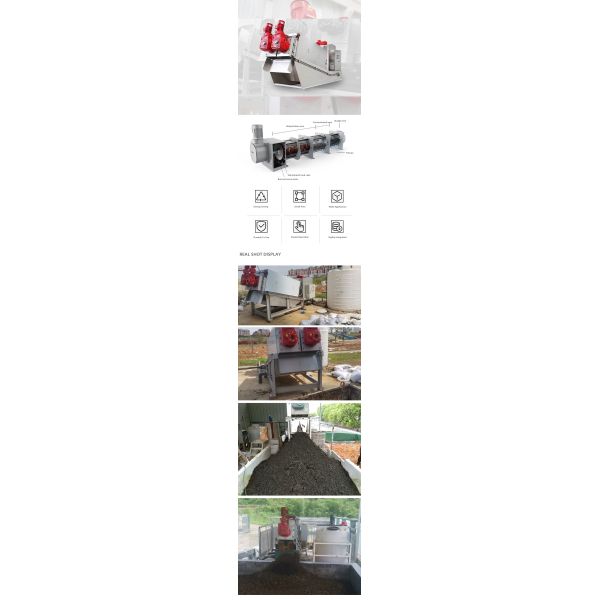 Stainless Steel Sludge Dewatering System With Low Energy Consumption