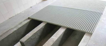 Silver White Galvanized Metal Steel Grating Cover Plate