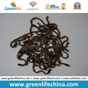 Customized Silver/Gunmetal Black/Rose Gold Bead Ball Jewelry Chain