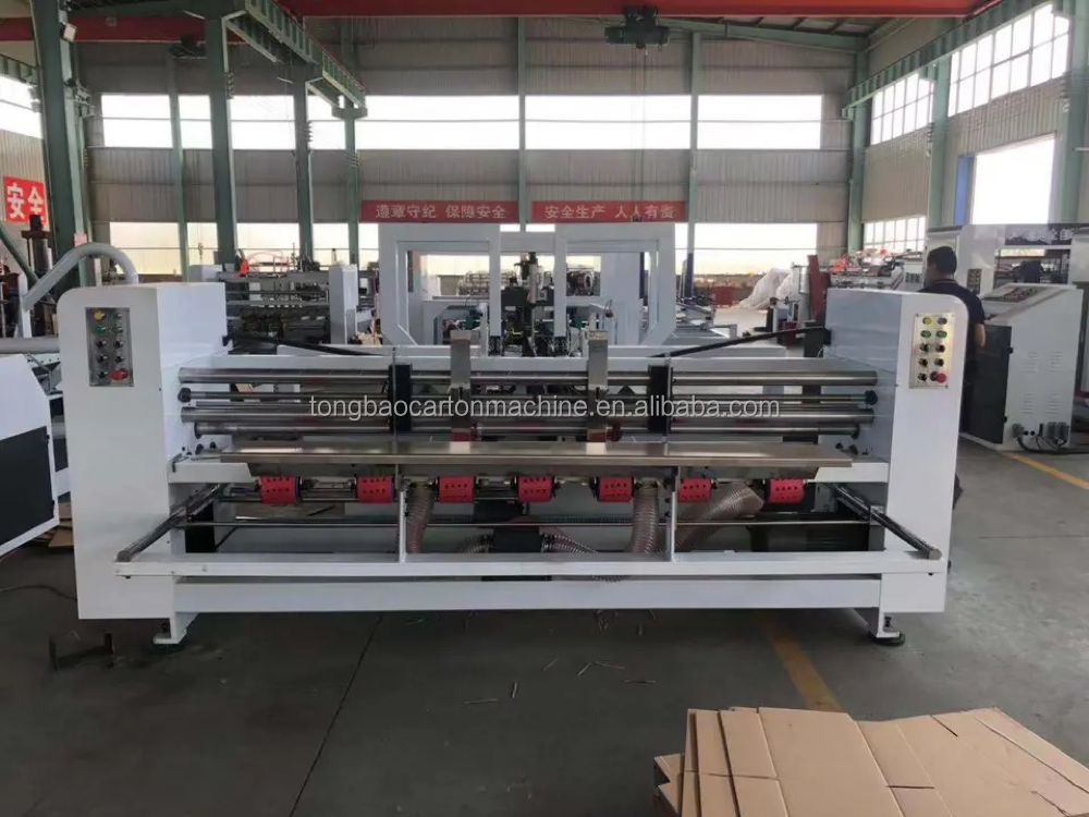 Automatic Grade Automatic Carton Folding Gluing Stitching Machine for Carton Packaging