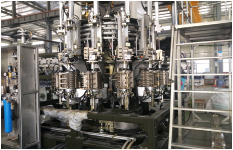 12000 Bph Blow Molding System , SGS Rotary Blow Molding Machine