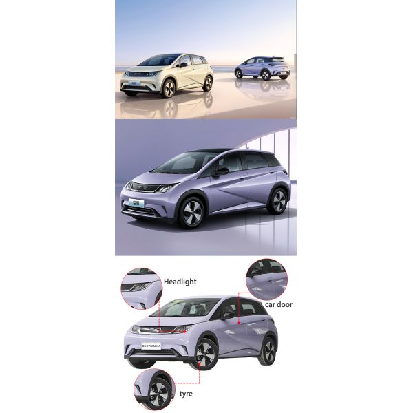 Powered EV Electric Car Vehicles Eco Friendly With Lithium Iron Battery