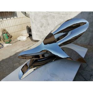 Handmade 316 Stainless Steel Sculpture Handicraft Steel Garden Sculptures