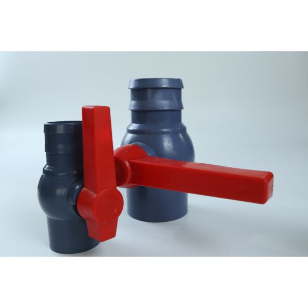 Monofilament 1 4 Inch PVC Ball Valve ODM PVC Water Pipe Ball Valve