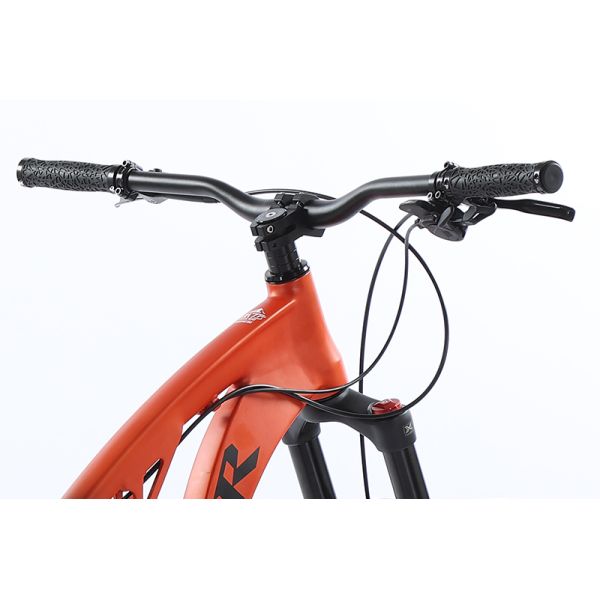 GOMID OEM Full Suspension Folding Mountain Bike with SHIMANO Gear Cycle Thru Axle 29" Carton Size 150*19*80cm 17-18KG