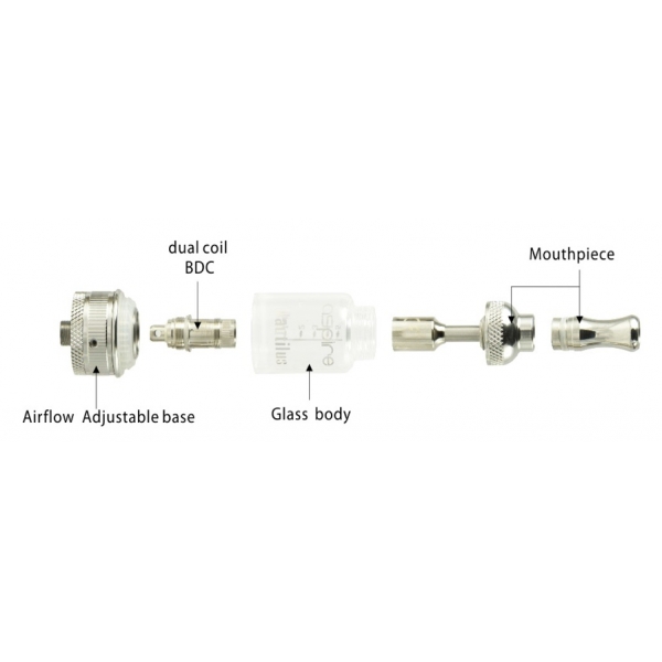Wholesale Aspire Nautilus Clearomizer with Bottom Dual Coil