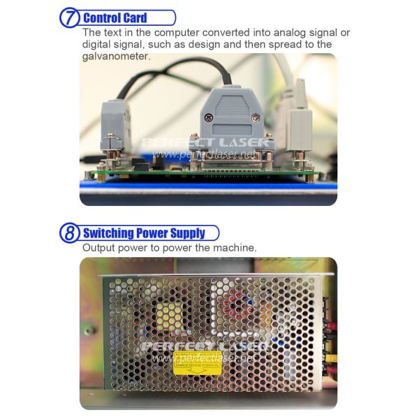 Stainless Steel , Carbon Steel Floor Type Fiber Laser Marking Machine Laser Printer