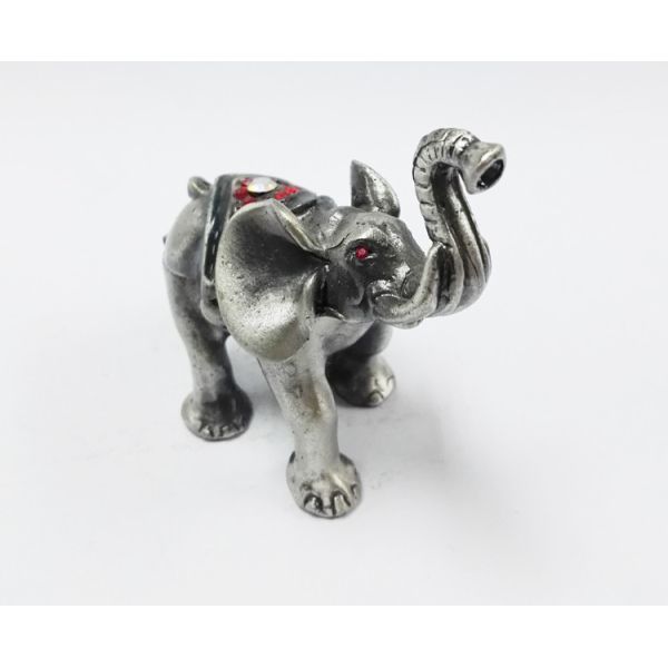 Elephant Metal Crystal Rhinestone Jewelry Box Elephant Trinket Boxes