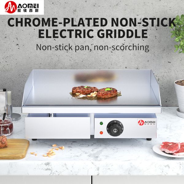 Commercial Electric Bbq Flat Griddle Machine for Cooking Packaging Size 720*740*450mm