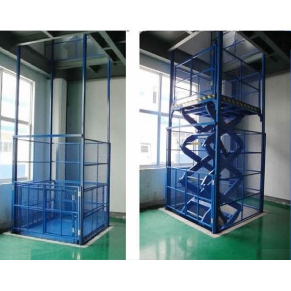 Heavy Duty Stationary Hydraulic Scissor Lift Platform For Warehouse , Packaging System