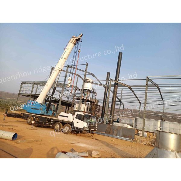 Low Cost Custom Pre Fabricated Industrial Workshop Steel Metal Frame Prefab Hangar Building Modular Warehouse