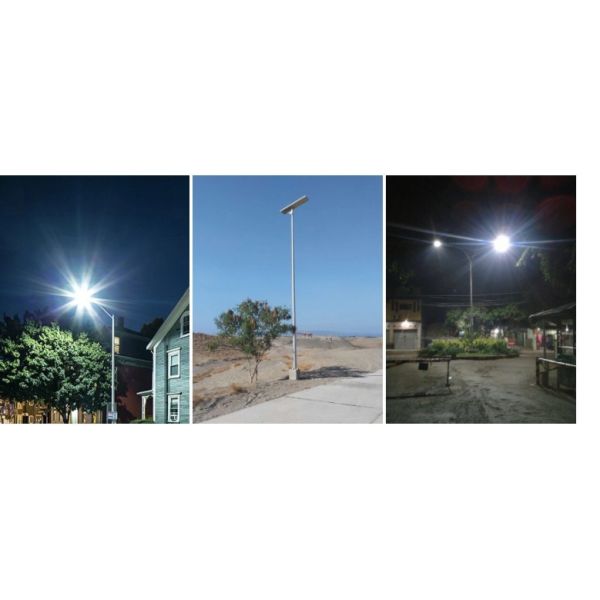 20w 40w 60w Battery Led Solar Street Light Ip65 Waterproof Outdoor Street Lamp