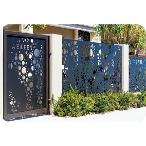 Quality OEM Aluminium Sliding Driveway Gates Yard Aluminum Profile Door wholesale