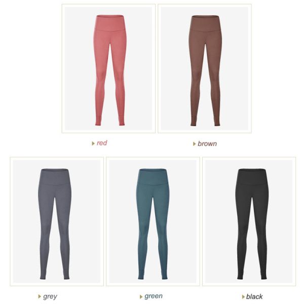 Foot Stepping Sports Yoga Pants Capri Solid Slim Fit High Waist Training Leggings