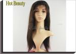 Straight Remy Human Hair Lace Front Wigs Adjustable Straps No Tangling
