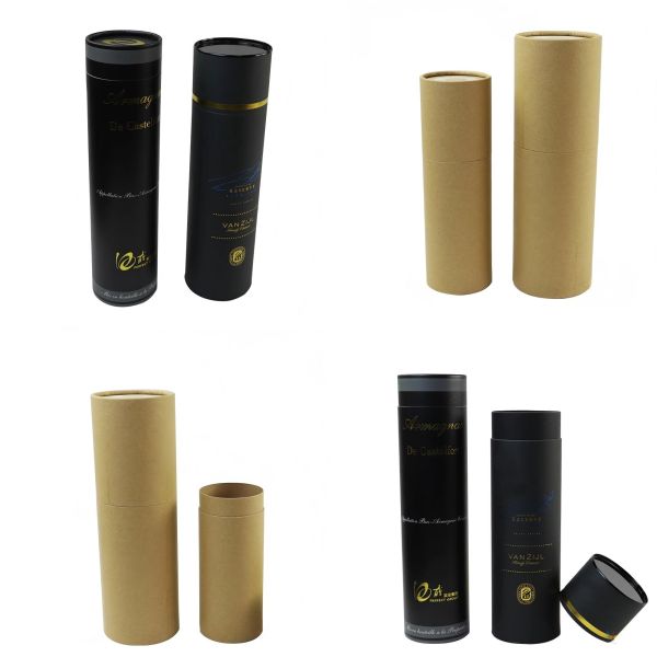 Eco Friendly Recycled Industrial Cardboard Packaging Textile Roll Core Cardboard Paper Tube Luxury Tube En Carton