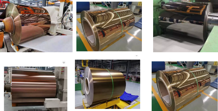 8K Mirror Finished Color Stainless Steel Coil 201 Material Anti Corrosion