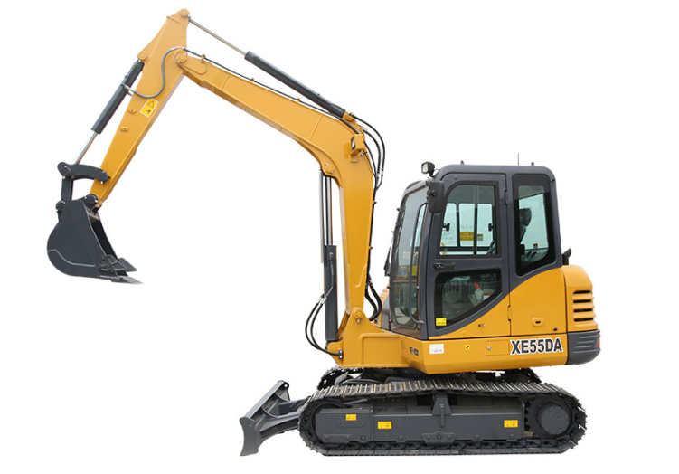 XE55DA Hydraulic Excavator 130 L Hydraulic Oil Tank 1300mm Milling Width For Construction Projects
