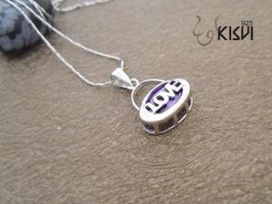 Quality Low MOQ sterling silver gemstone pendant with factory price W-VB930 wholesale