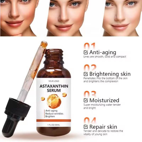 Astaxanthin Face Serum Anti Sugar Whitening Serum Anti Oxygen Anti Wrinkle