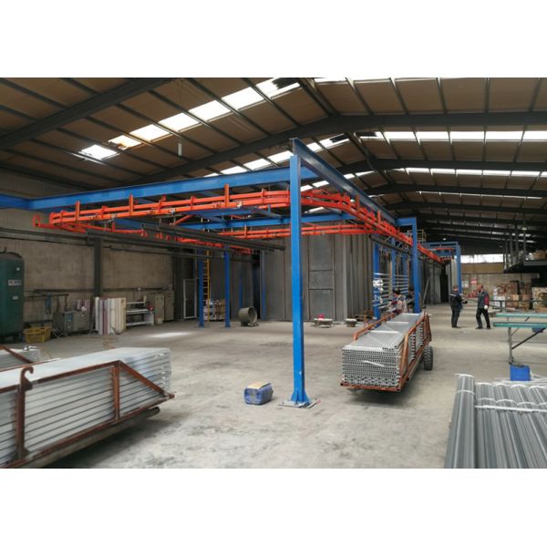 40m*13m*6m Workshop Electrostatic Powder Coating Line Metal Powder Coating Machine