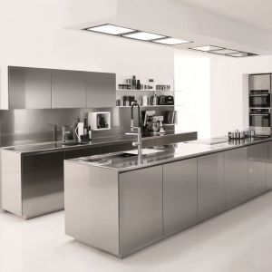 China Modern Modular Kitchen Steel Cabinets 304 Modular Kitchen Cabinets on sale