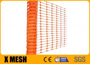China 1.625 Inch X 4 Inch Opening Plastic Mesh Barrier Fence Netting 3.5lbs on sale