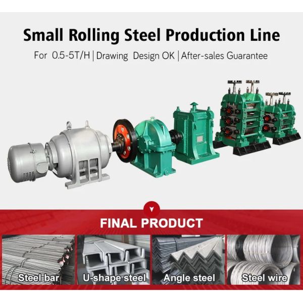 5T-35T Hot Rolling Mill Steel Bar Rebar Production Line High Performance