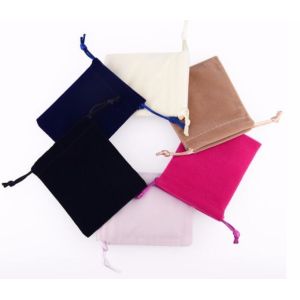 Quality custom royal blue velvet jewelry bag wholesale