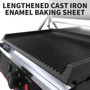 Commercial Kitchen Equipment Electric Contact Grill with Stainless Steel