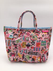 Quality Colorful 210D Ripstop Polyester Handbags Ladies Fashion Handbags Reusable wholesale