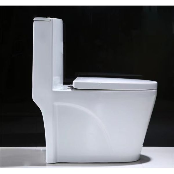 Wholesale sanitary ware dual flush white color bathroom porcelain toilet bowl floor mounted ceramic one piece toilet