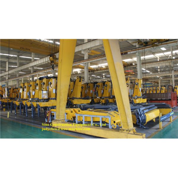 Straight Arm Truck Mounted Crane 10T SQ10SK3Q Self Locking Up And Down