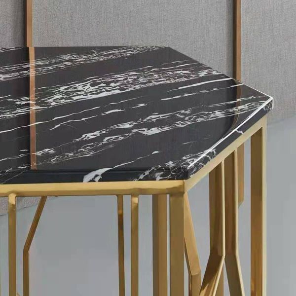 Lacquer Metal Wire Coffee Table