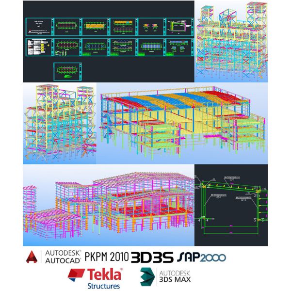 Modern Steel Frame Workshop Customized Large Span Use Space