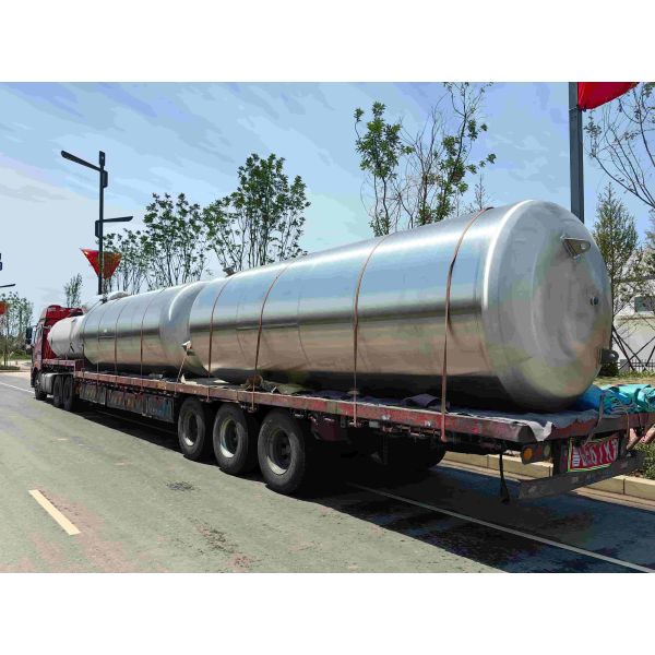 Clean Air Supply Horizontal Receiver Tank Stainless Steel Medical Gas Receiver Tank