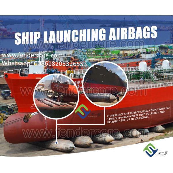 Marine Part Boat Landing Air Bag Supplier Ship Launching Marine Airbag