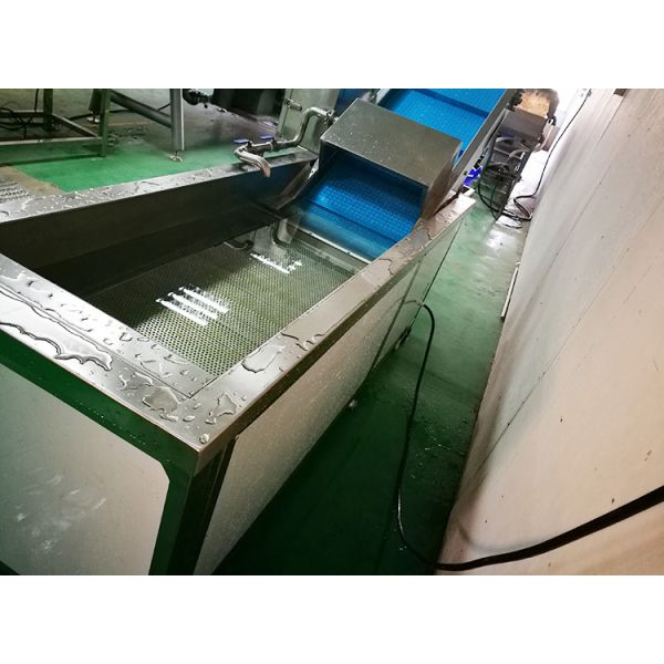 industrial automatic fruits and vegetables washing machine for high pressure air bubble with water circle device