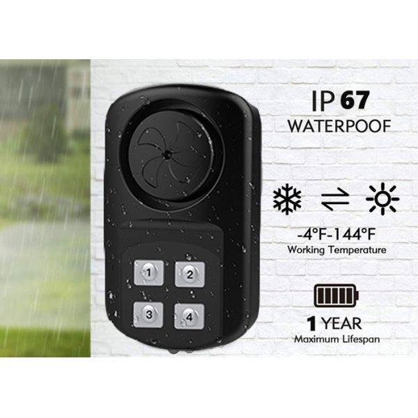 IP67 140db Home Security Alarm Systems Door Window Sensor Detector