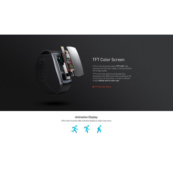 0.96 Inch TFT Color Screen Bluetooth Smart Bracelet