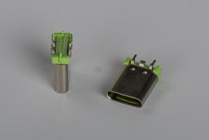 Quality SMT Type Input Output Connectors Usb C 3.1 Connector Vertical 180° wholesale