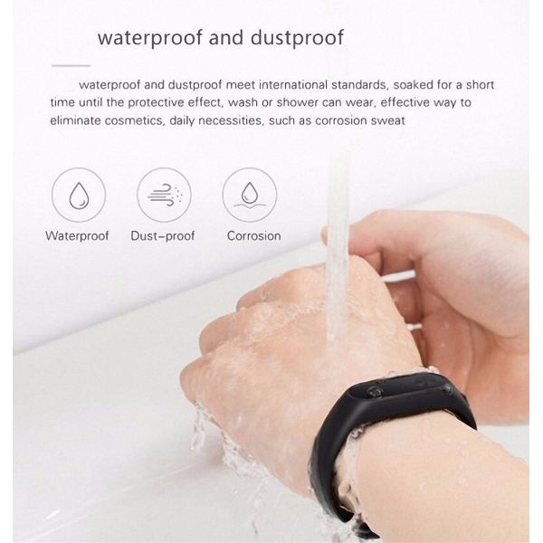 Low Power Consumption Smart Bluetooth Activity Bracelet 0.87 Inch Button / APP Control