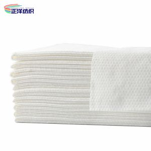 30x70cm Disposable Rags Cloth White Spunlace Nonwoven 80GSM Disposable Hair