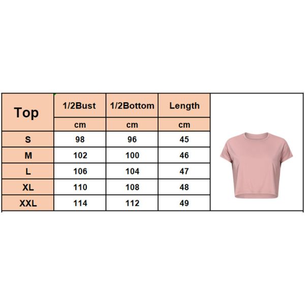 Quick Drying Loose Short Sleeve T Shirt Womens Fitting Yoga Crop Tops
