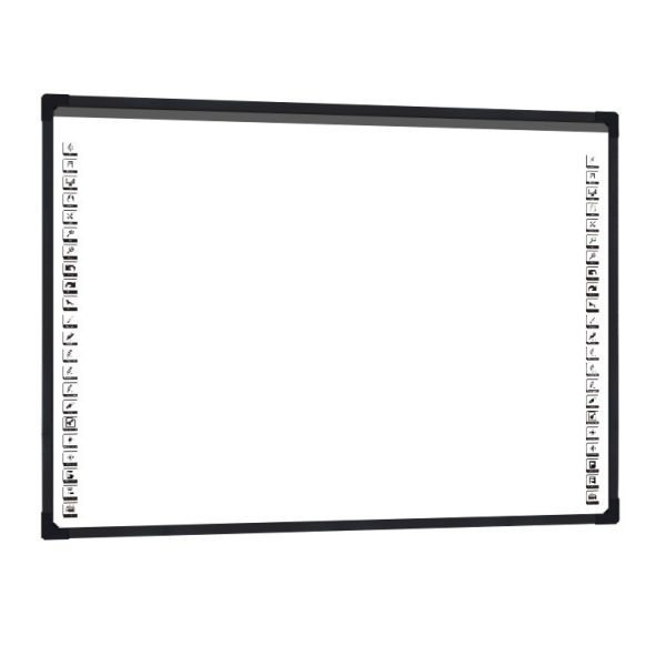 Smart Class Optical Interactive Teaching Whiteboard For School Education 2 Cameras Black Frame